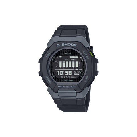 Casio G-Shock G-Squad Men Digital Watch GBD-300-1 Black Resin Strap w. Bluetooth