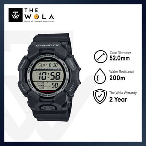 Casio G-Shock Men Digital Watch GD-010-1 Black Resin Strap