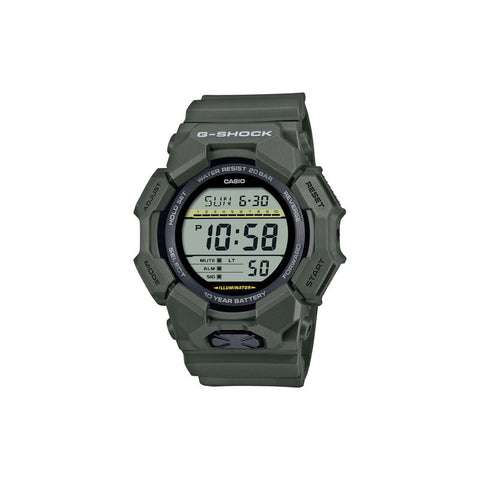 Casio G-Shock Men Digital Watch GD-010-3 Green Resin Strap