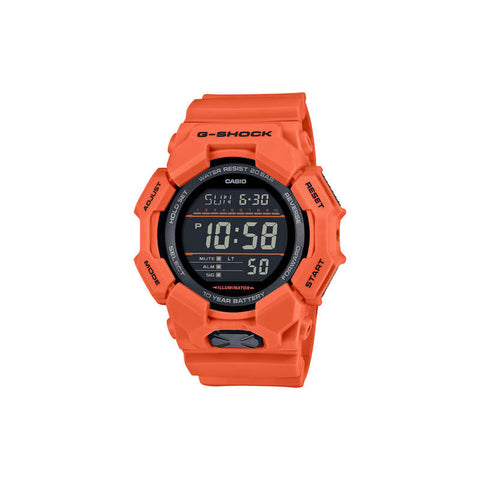 Casio G-Shock Men Digital Watch GD-010-4 Orange Resin Strap