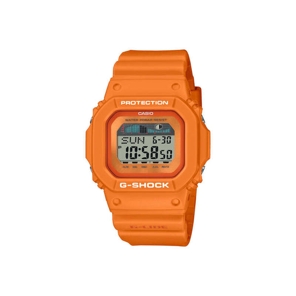 Casio G-Shock Men's Digital Watch GLX-5600RT-4DR Orange Resin Strap Watch for Men