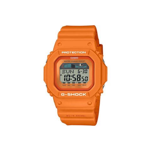 Casio G-Shock Men's Digital Watch GLX-5600RT-4DR Orange Resin Strap Watch for Men