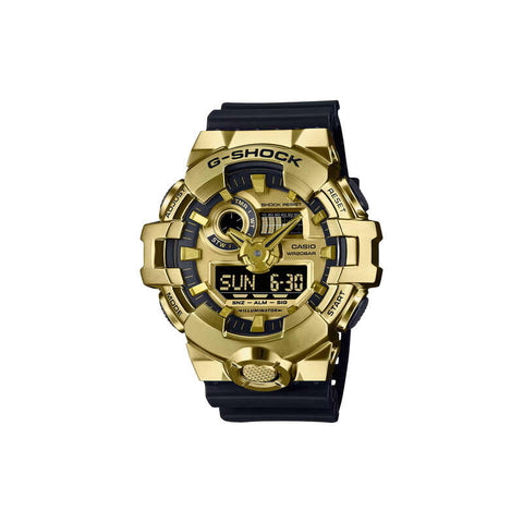 Casio G-Shock GM-700G-9A Men Analog-Digital Watch Black Resin Strap