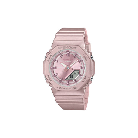 Casio G-Shock Women Analog-Digital Watch GMA-P2100ST-4A Pink Resin Strap