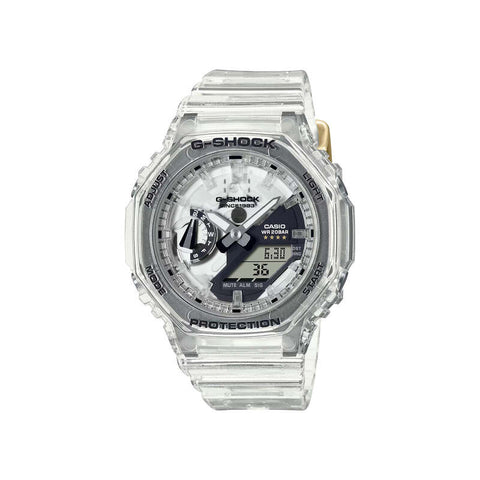 Casio G-Shock Women's Analog Digital Sport Watch GMA-S2140RX-7ADR Clear Resin Strap