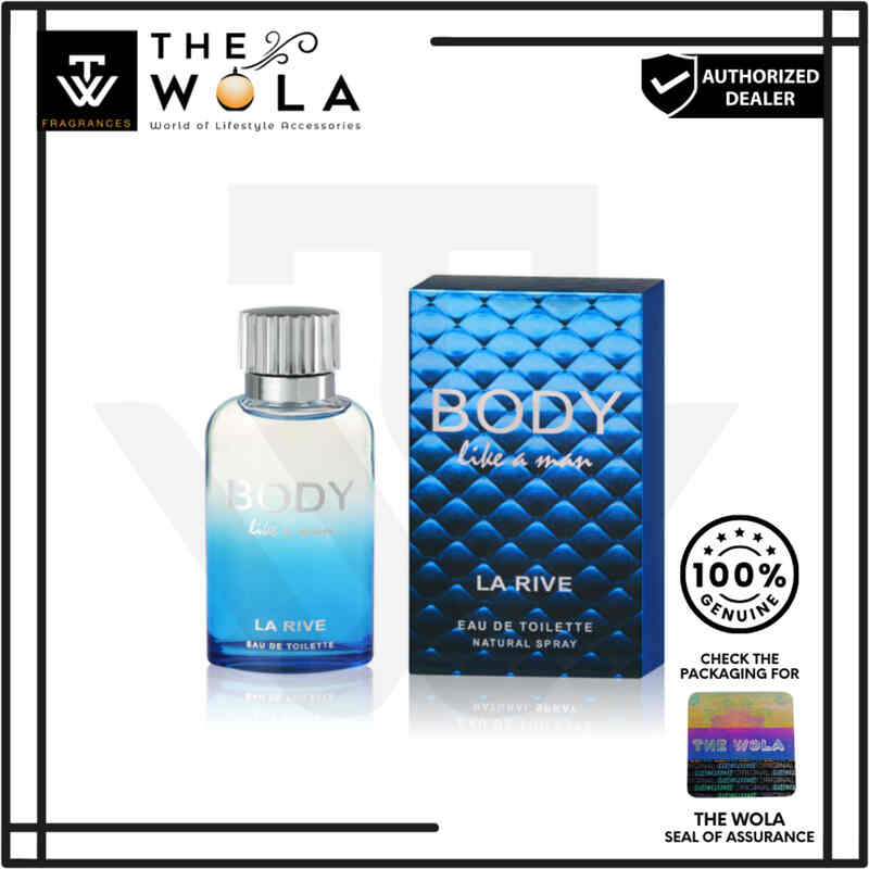 La Rive Body Like A Man Edt 90ml Perfume For Men