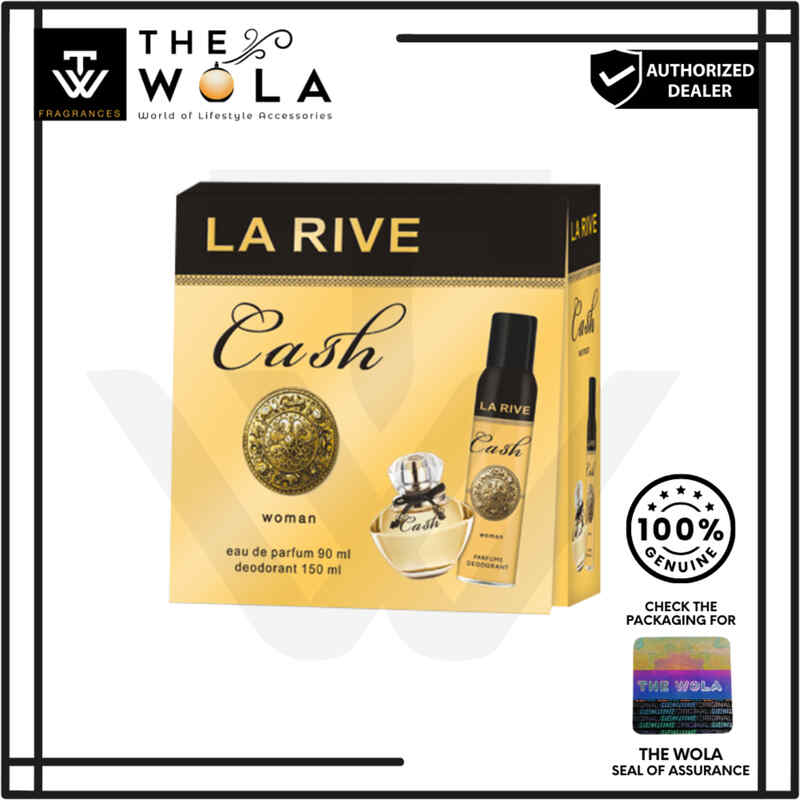 La Rive Coffret Cash Woman (Edp 90ml + B/S 150ml) Set For Women