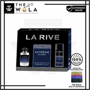 La Rive Coffret Extreme Story (Edt 75ml + B/S 150ml) Set For Men