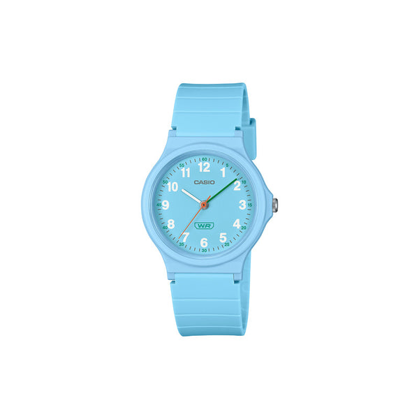 Casio Pop Series Women Analog Watch LQ-24B-2B Blue Resin Strap