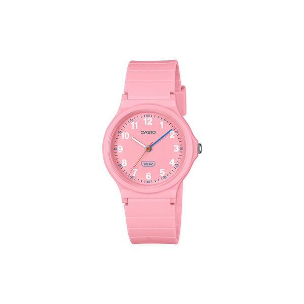 Casio Pop Series Women Analog Watch LQ-24B-4B Pink Resin Strap