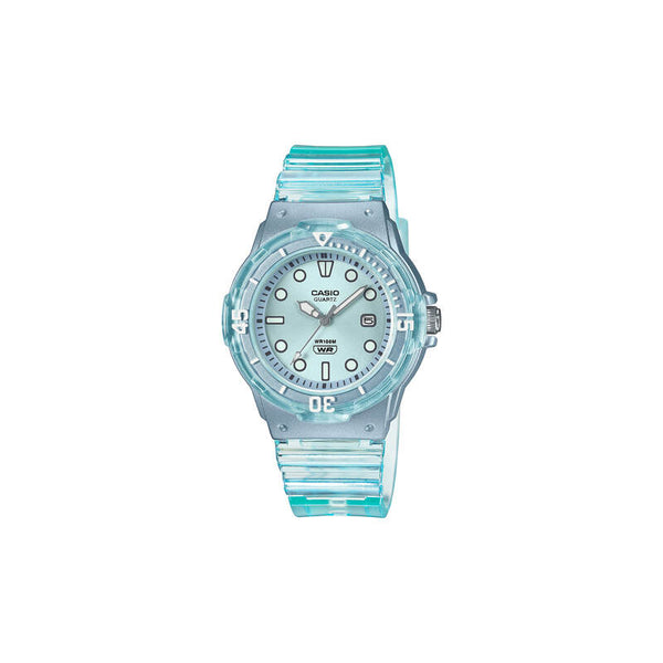 Casio Women Analog Watch LRW-200HS-2EV Blue Resin Strap