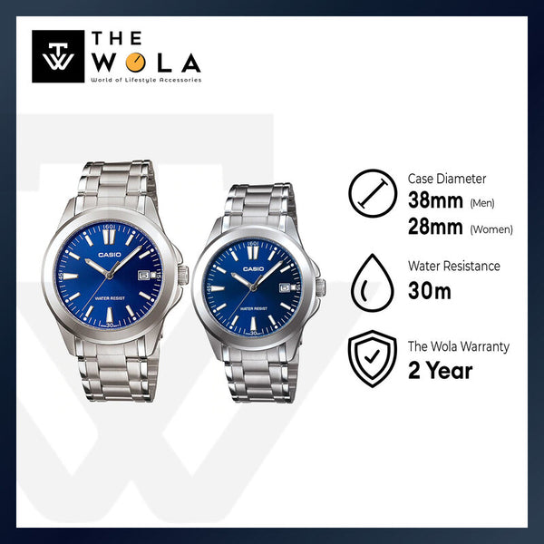 Casio Couple Watch MTP/LTP-1215A-2A2