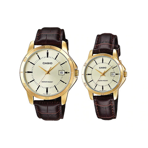 CASIO COUPLE WATCH MTP/LTP-V004GL-9A