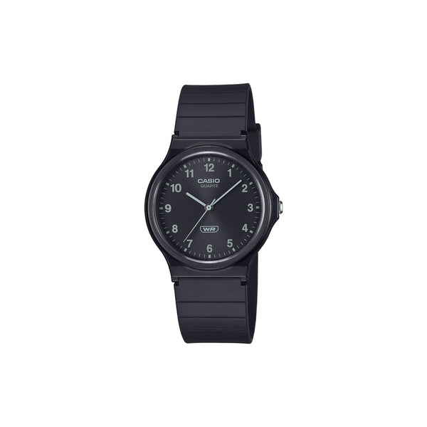 Casio Pop Series Men Analog Watch MQ-24B-1B Black Resin Strap