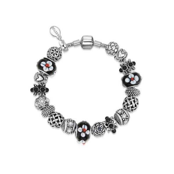 Mestige Daring Bracelet with Swarovski Crystals | Silver Bracelet for Women