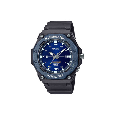 Casio Men Analog Watch MW-620H-2AV Black Resin Strap