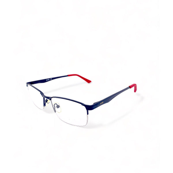 2.5 NVG OPH Men's Rectangle Frame Navy Metal Optical Frame with Demo Lens OPHSC1540210