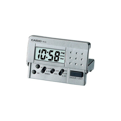 Casio Digital Alarm Clock With Light PQ-10D-8RDF for Desk Top / Table / Bedside