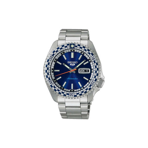 Seiko 5 Sports Special Edition Men Automatic Diver Watch SRPK65K1 Silver Stainless Steel Strap