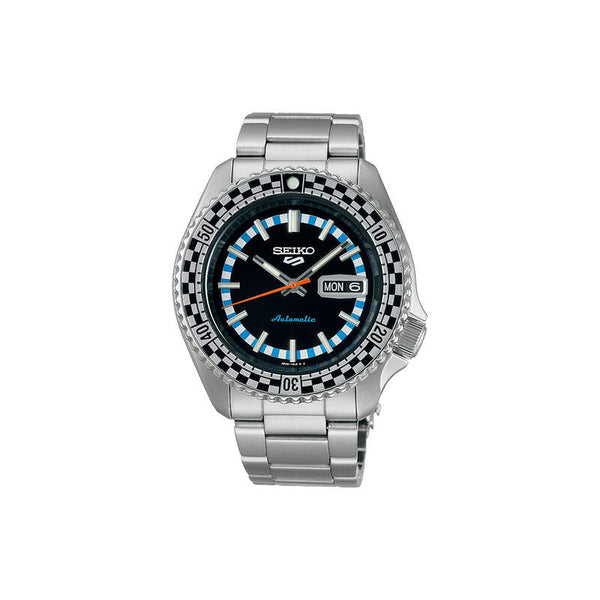 Seiko 5 Sports Special Edition Men Automatic Diver Watch SRPK67K1 Silver Stainless Steel Strap