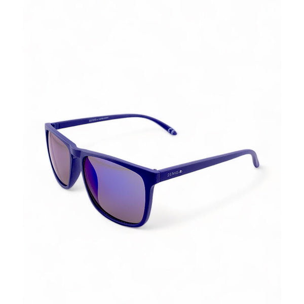 2.5 NVG Men's Rectangle Frame Navy Plastic UV Protection Sunglasses SUN10705