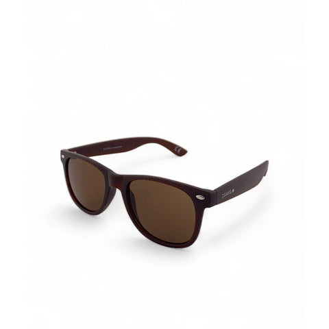 2.5 NVG Unisex's Rectangle Frame Brown Plastic UV Protection Sunglasses SUN3020101