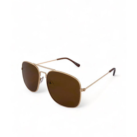 2.5 NVG Men's Aviator Frame Gold Metal UV Protection Sunglasses SUNSC1500909