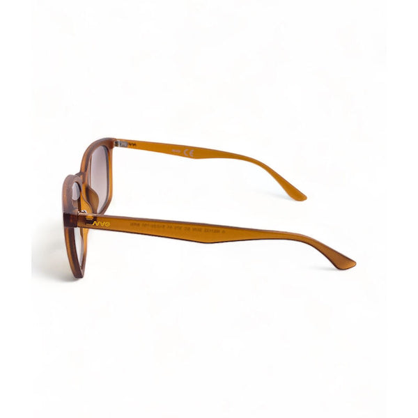 2.5 NVG Unisex's Rectangle Frame Brown Plastic UV Protection Sunglasses SUNSC37001