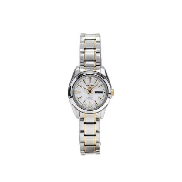 Seiko 5 21 Jewels Women Automatic Watch SYMK19J Silver Stainless Steel Strap