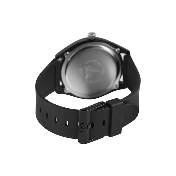 Q&Q Watch by Citizen V12A-004VY Men Analog Watch Black Resin Strap