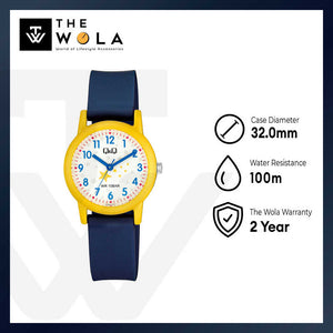 Q&Q Watch By Citizen V23A-013VY Kids Analog Watch with Blue Resin Strap