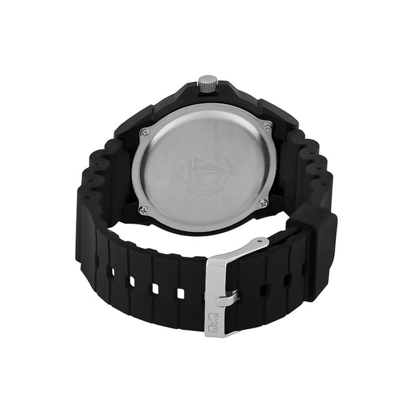 Q&Q Watch by Citizen V30A-004VY Men Analog Watch Black Resin Strap