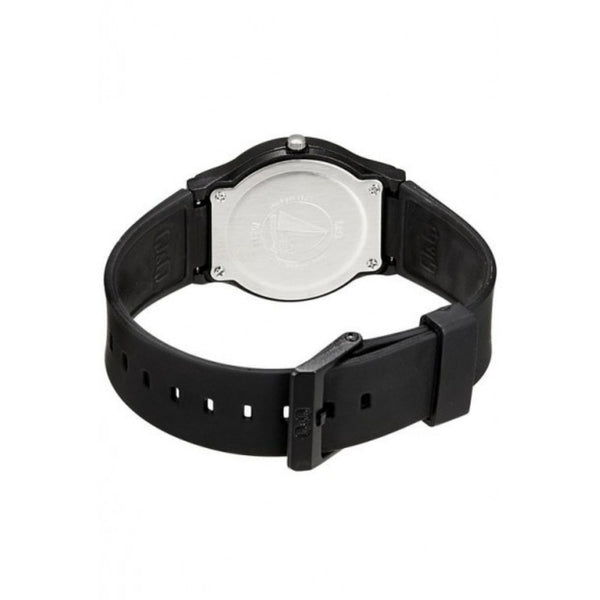 Q&Q Watch by Citizen VQ02J004Y Women Analog Watch with Black Rubber Strap