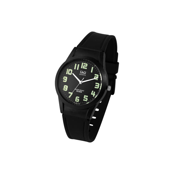 Q&Q Watch by Citizen VQ50J004Y Men Analog Watch Black Resin Strap