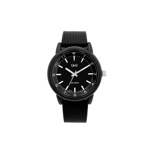 Q&Q Watch by Citizen VR52J012Y Men Analog Watch Black Resin Strap