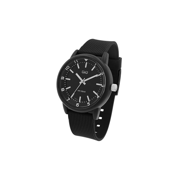 Q&Q Watch by Citizen VR52J012Y Men Analog Watch Black Resin Strap