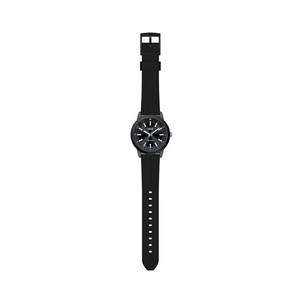 Q&Q Watch by Citizen VR52J015Y Men Analog Watch Black Resin Strap