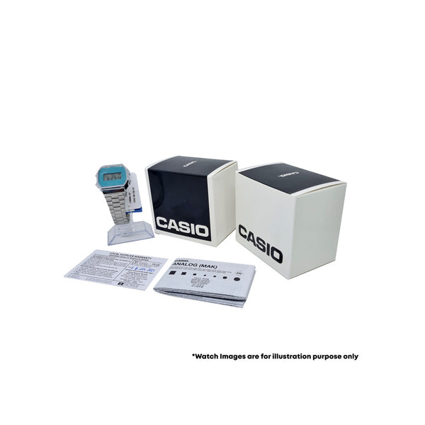 Casio Men's Digital Watch W-219H-1AV Black Resin Band Watch for mens