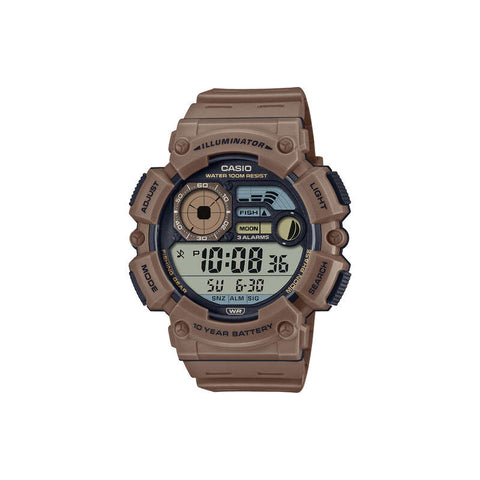 Casio Men Digital Sport Watch WS-1500H-5BV Green Resin Strap