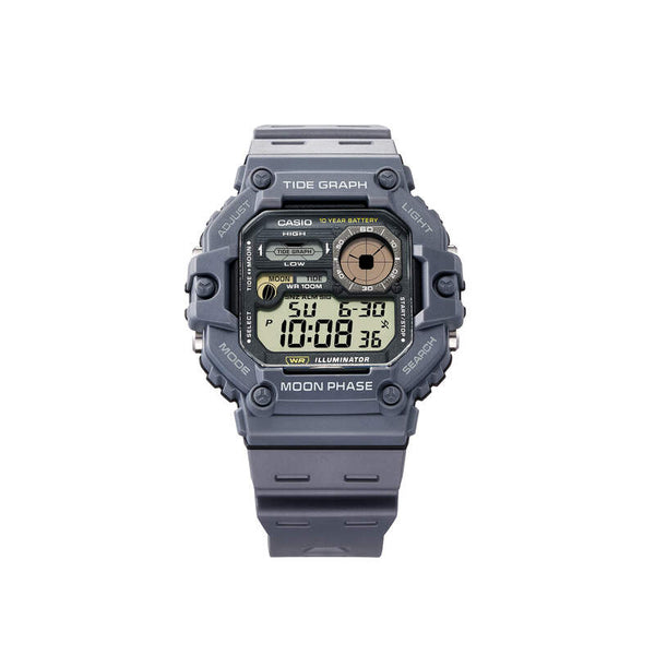 Casio Men's Digital Watch WS-1700H-8AVDF Grey Resin Strap Sport Watch