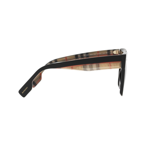Burberry Women's Square Frame Black Acetate Sunglasses - BE4364F