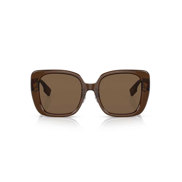 Burberry Women's Square Frame Brown Acetate Sunglasses - BE4371F