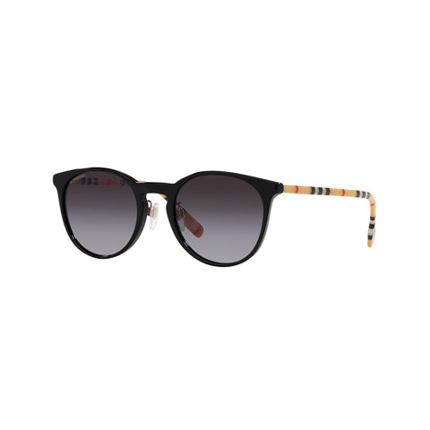 Burberry Women's Phantos Frame Black Acetate Sunglasses - BE4380D