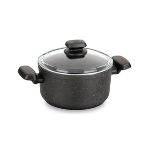 Korkmaz Ornella Non-Stick Stock Pot (Soup Pot) - 20x10.5cm, Induction Compatible, Free From PFOA, Cadmium, and Lead, Made in Turkey