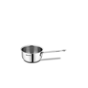 Korkmaz Minika Stainless Steel Saucepan - 12x6.5cm, Induction Compatible, Made in Turkey