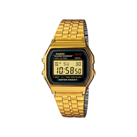 Casio Men's Vintage A159WGEA-1DF Gold tone Digital Watch