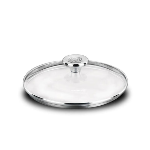 Korkmaz Aroma Glass Lid with Stainless Steel Handle - 14cm Frying Pan Lid