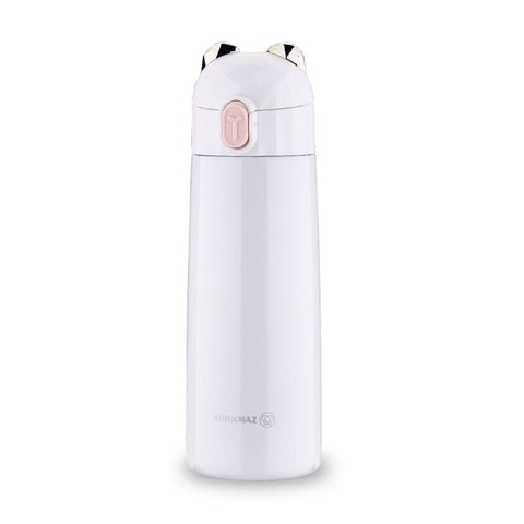 Korkmaz Bambino Plus Stainless Steel Insulated Water Bottle - BPA-Free Kids Tumblers, Made in Turkey