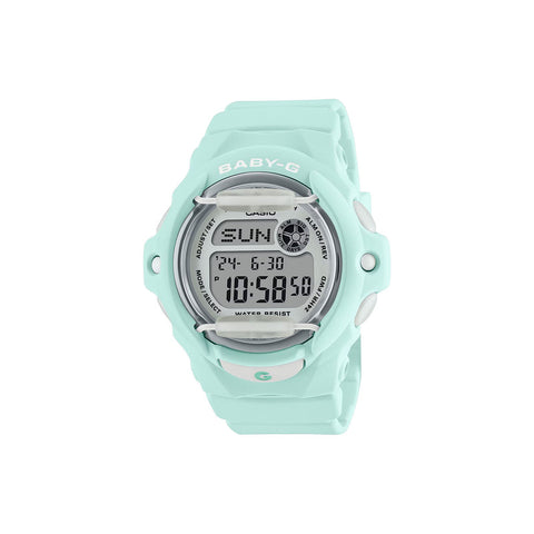 Casio Baby-G BG-169U-3 Women's Digital Sport Watch with Green Resin Band