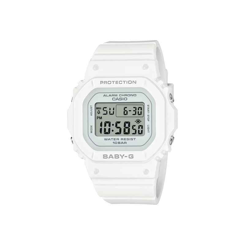 Casio Baby-G Women's Digital Sport Watch BGD-565U-7DR White Resin Strap